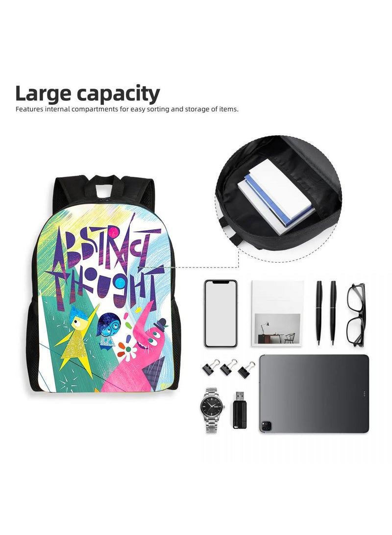 general Inside Out 2 Backpacks Anime Kids backpack  Lightweight Backpacks  Students Casual Backpack - Image 4