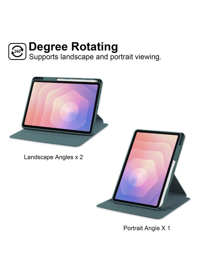 general Case for Galaxy Tab S11,11 inch 2025,Premium PU Leather Foldable Stand Smart Auto Sleep Wake with Pencil Holder Protective Cover Case for Galaxy Tab S11 - Image 3