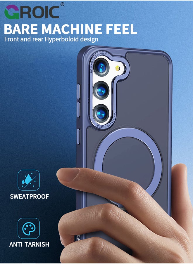 GROIC For Samsung Galaxy S24 Case with Magnetic Ring, with 1 Pack Soft TPU HD Screen Protector, Drop Protection Cover,Shockproof Cell Phone Shell for Galaxy S24 6.1''  - Image 2