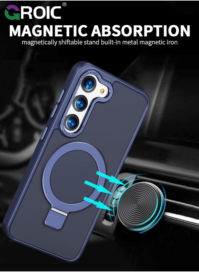 GROIC For Samsung Galaxy S24 Case with Magnetic Ring, with 1 Pack Soft TPU HD Screen Protector, Drop Protection Cover,Shockproof Cell Phone Shell for Galaxy S24 6.1''  - Image 5