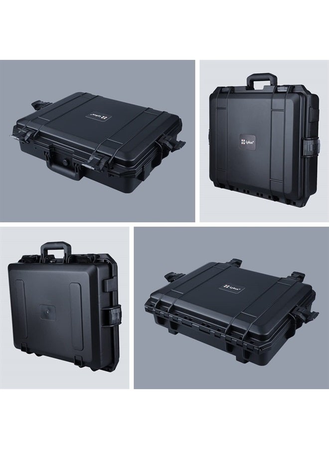 HC-4610 Waterproof Hard Case with Foam, Interior Size 18.1x14.2x5.1 inch, Suitable for camera,laptop,electronic equipment and more