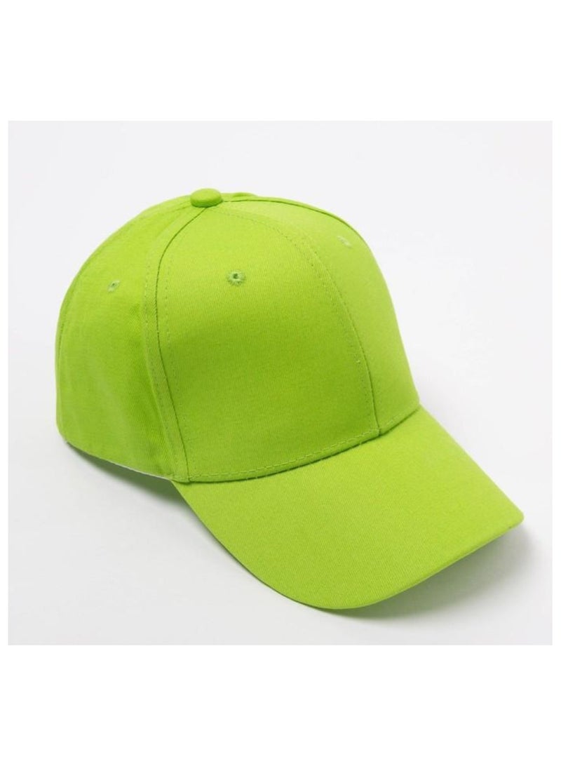 Baseball Sports Cap, Casual Cap, Hip Hop Cap, Saudi National Day Cap, Founding Day Cap, Saudi National Team Cap, Light Green Cap, Attractive Adjustable Design Cap, Light Green Color - Image 2
