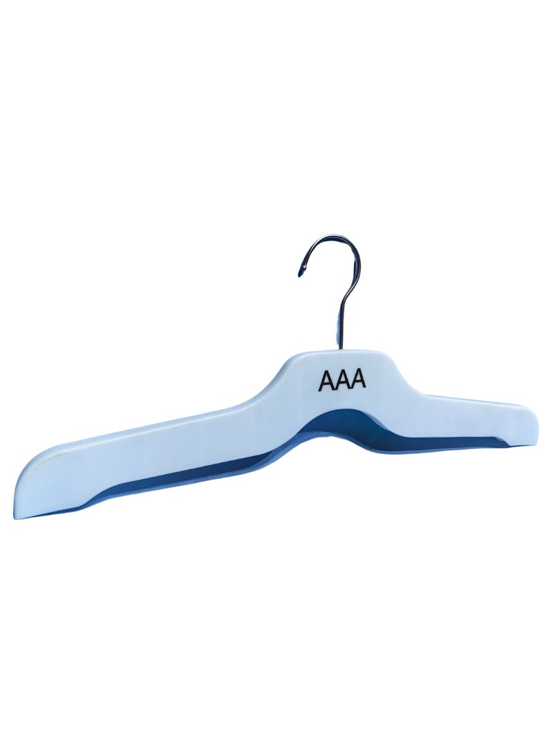 ORTUK 12 Pack Plastic Clothes Hangers, Heavy Duty Hangers Detachable 360° Rotating Swivel Hook, Non Slip Wide Shoulder Plastic Hangers, Space Saving for Jackets, Shirts, Dresses, Sweaters, Cashmere 47x18 cm - Image 3