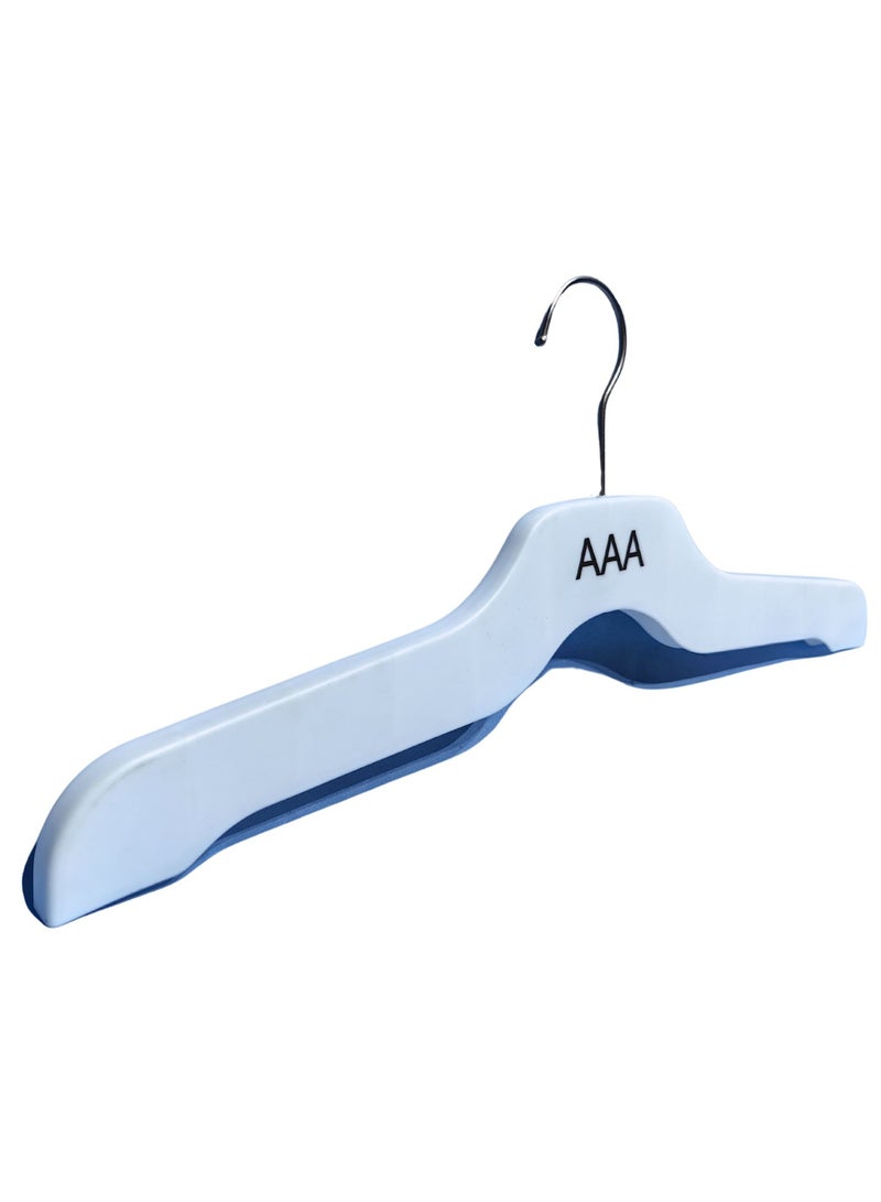 ORTUK 12 Pack Plastic Clothes Hangers, Heavy Duty Hangers Detachable 360° Rotating Swivel Hook, Non Slip Wide Shoulder Plastic Hangers, Space Saving for Jackets, Shirts, Dresses, Sweaters, Cashmere 47x18 cm - Image 4