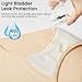 BATTEWA MidWaist Incontinence Underwear for Women Leak Proof Panties Protective Briefs for Bladder Control Washable Absorbency 40ML 3Pack XXLargeBeige - Image 4