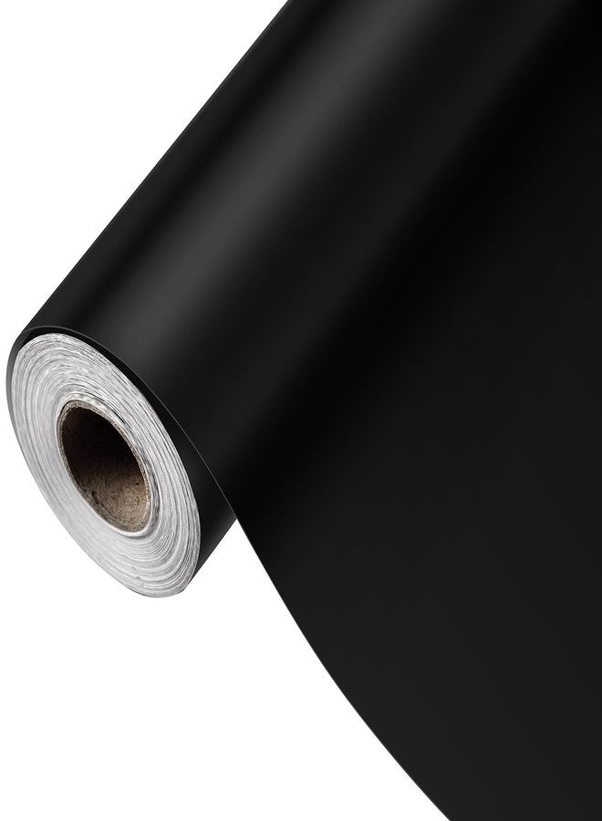 Tenceur Bulletin Board Paper Fade Resistant Paper Roll for School Classroom Decor(24 Inches X 98 ft,Black) - Image 1