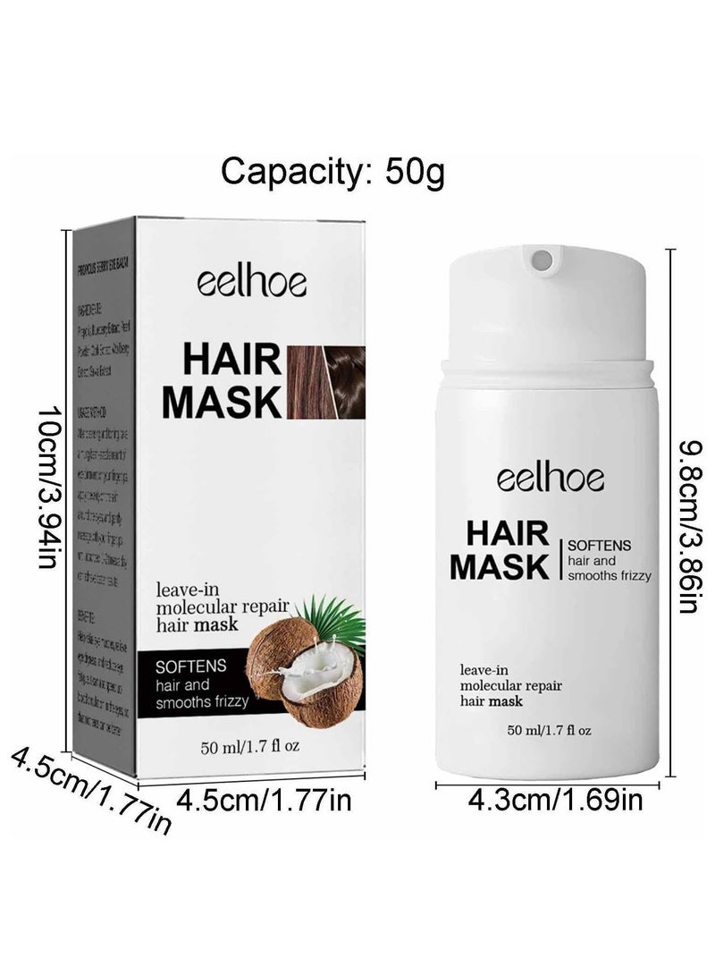 EELHOE Deep Conditioner for Broken Hair - Deeply Healing Hair Repair Cream, Anti-Breakage Hair Essence, Moisturizing and Scalp Nourishing Conditioner for Dry and Damaged Hair - Image 4