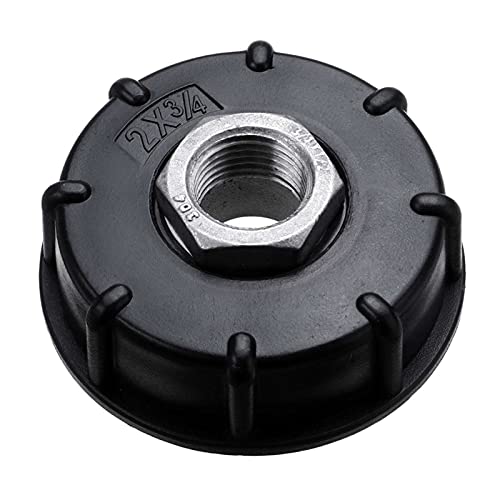 Toolstar IBC Tank Tote Adapter, Tote Tank Drain Adapter Fitting S60x6 Coarse Thread to Water Hose Connector (Female Thread, 3/4") - Image 1