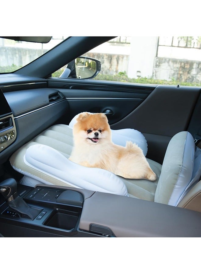 CoddleBaby Toddler Travel Bed, Inflatable Airplane Bed for Kids, Bolw Up Baby Seat with Safety Belt and Pump, Air Mattress for Car Plane Train - Image 5