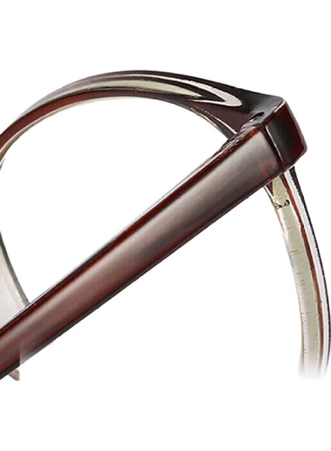 DRATRA Hd Elderly Reading Glasses Unisex Fashion Classic Ultra-Light Round Frame Portable Lightweight Comfortable Non-Slip Nose - Image 2