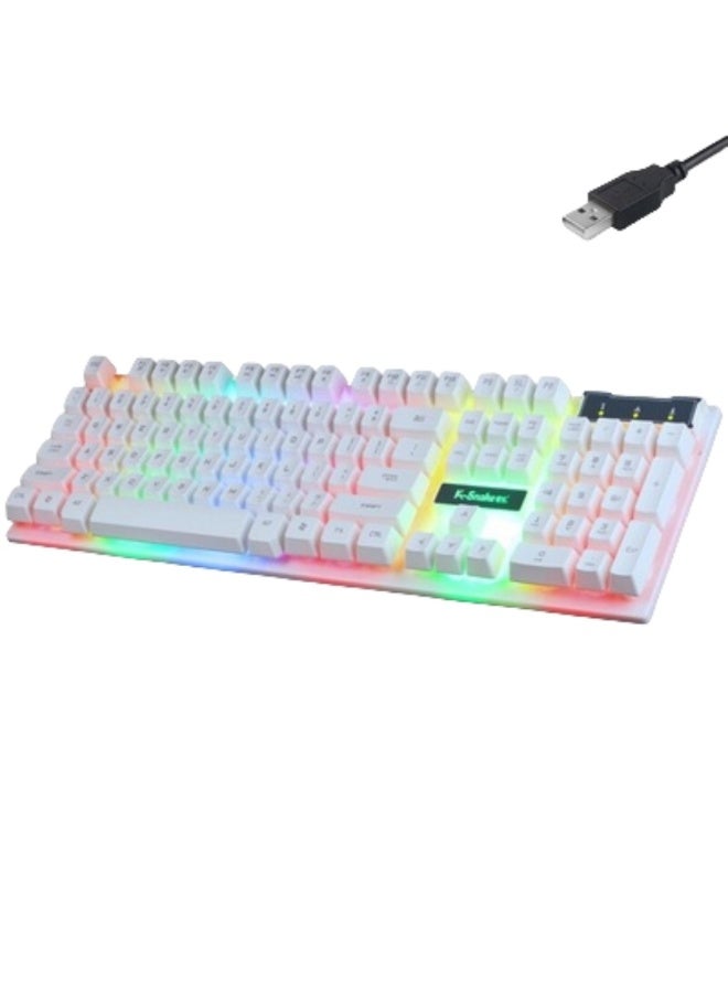KUYING New Wired Illuminated Mechanical Tactile Keyboard 