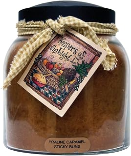 A Cheerful Giver A Cheerful Giver Praline Caramel Sticky Buns Papa Jar Candle, 34-Ounce, Brown (JP41)  - Image 1
