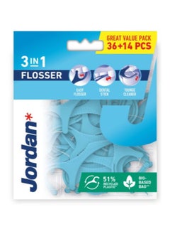 Jordan 3-in-1 Flosser 50Pcs  - Image 1