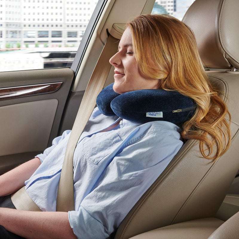 Tempur-Pedic Tempur-Pedic TEMPUR-Travel Neck Pillow, Polyester, Navy  - Image 2