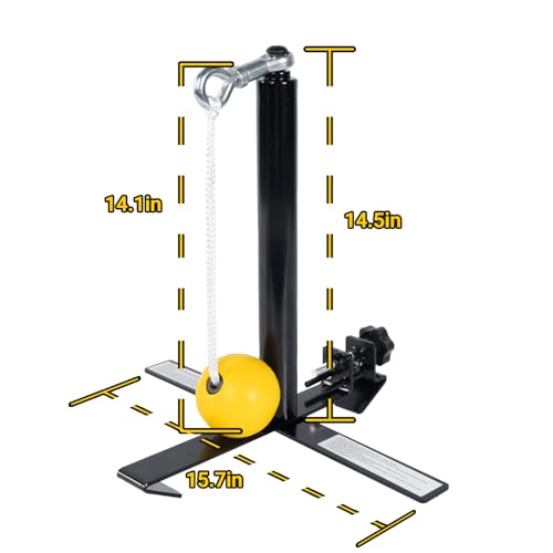 PLAYAPUT Portable Baseball Swing Trainer with The Tethered Ball,Premium Hitting/Batting Trainer System for Baseball and Softball,Easy Setup On Fence Hitting Trainer,Swing Trainer with Auto Reset - Image 2