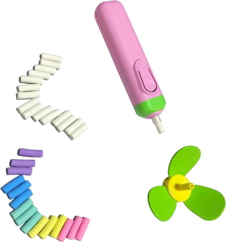 APCATIO Electric erasers for Kids with Fan. 30 Refills - Image 1