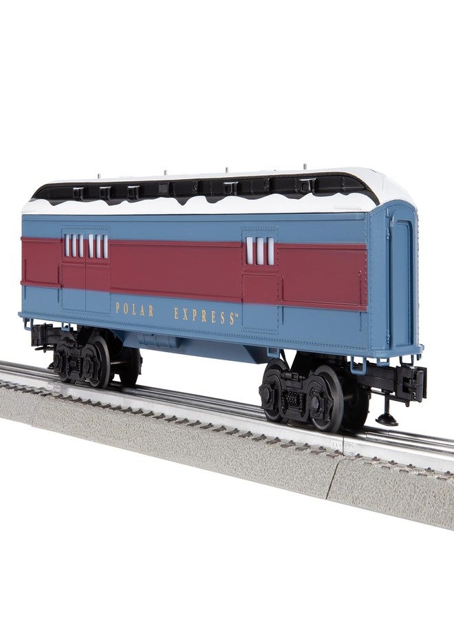 Lionel The Polar Express O Gauge Baggage Car – Lighted Railroad Model Train Car with Diecast Trucks, Operating Couplers, Snow-Covered Roof Detail, Age 14+ - Image 2