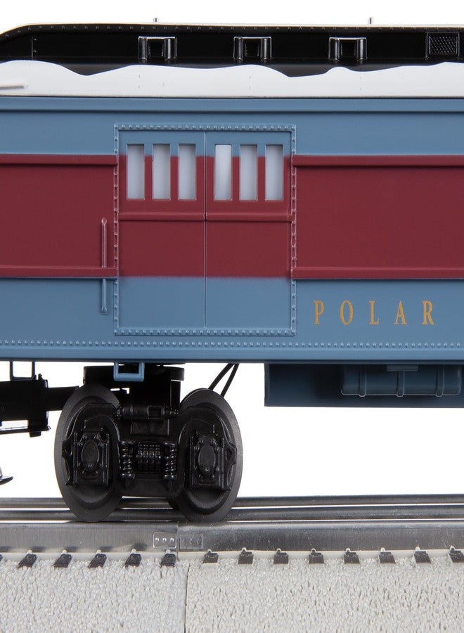 Lionel The Polar Express O Gauge Baggage Car – Lighted Railroad Model Train Car with Diecast Trucks, Operating Couplers, Snow-Covered Roof Detail, Age 14+ - Image 4