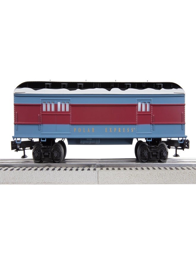 Lionel The Polar Express O Gauge Baggage Car – Lighted Railroad Model Train Car with Diecast Trucks, Operating Couplers, Snow-Covered Roof Detail, Age 14+ - Image 1