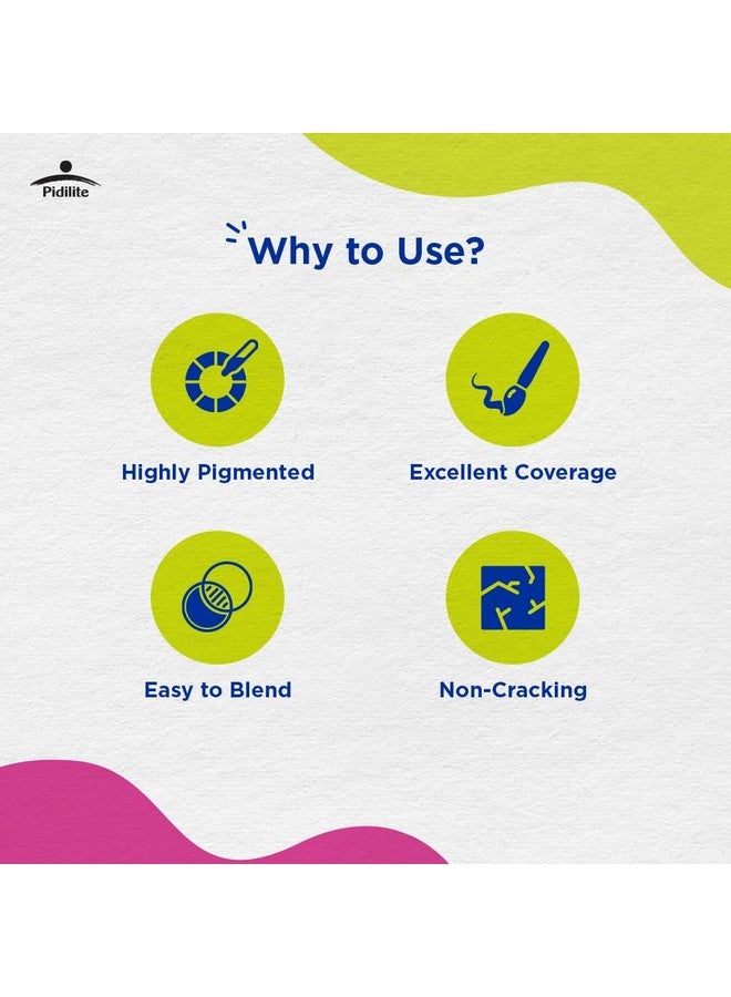 فيفيكرايل ألوان أكريليك فيفيكريل، طلاء فني وحرفي، طلاء DIY، صبغة غنية، طلاء غير قابل للتشقق للقماش والخشب والجلد والفخار والمعادن | مثالي للفنانين | قرمزي، 500 مل - Image 3