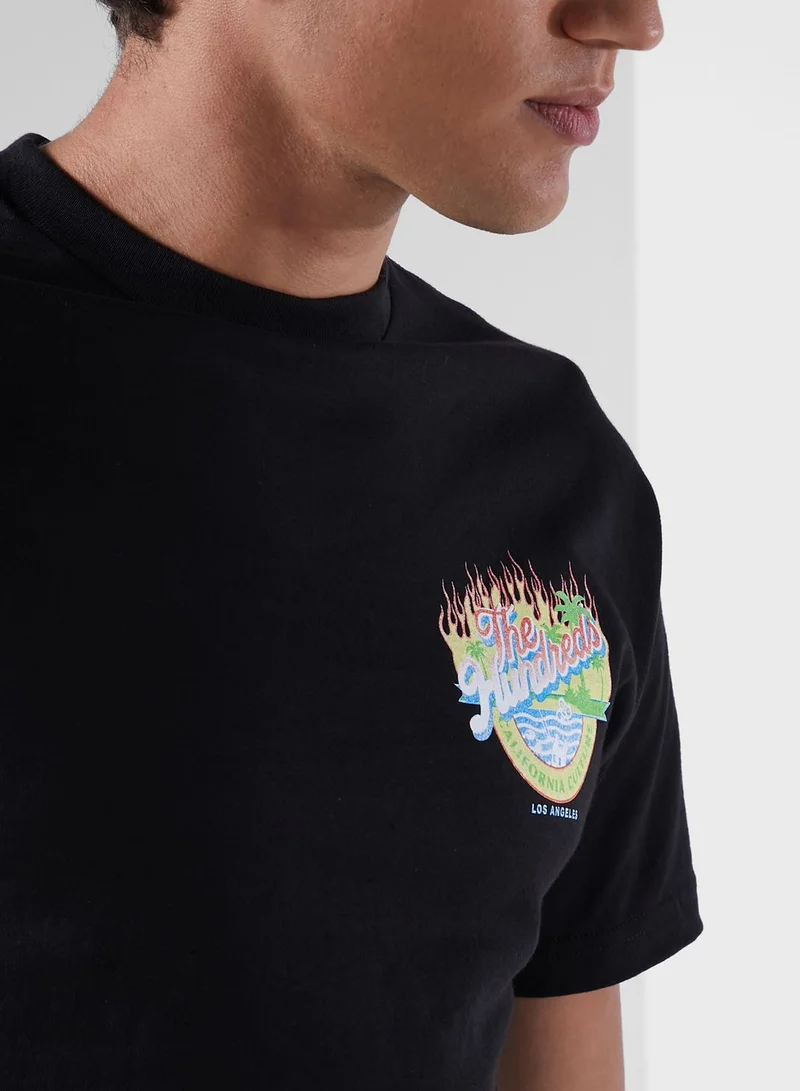 The Hundreds La Flames T-Shirt