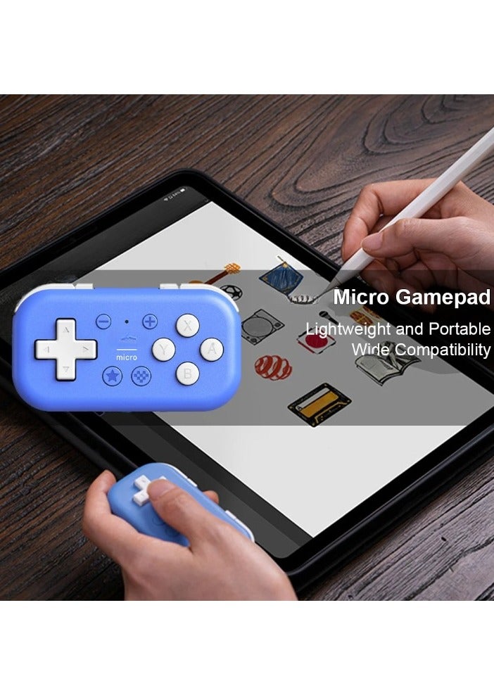 Pocket Controller, Small And Portable Micro Bluetooth Gamepad, Durable And Lightweight Handheld Console, Wireless Compact Gaming Controller For Switch, Android, (1pc, Green) - Image 4