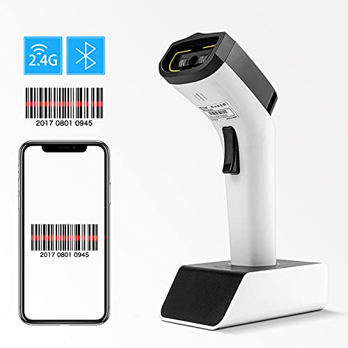 NETUM Fashionable Bluetooth Wireless 1D Barcode Scanner, Hands Free CCD Barcode Reader with Stand and Built-in Memory, Works with MAC OS, Windows, iOS, Android -DS5000 - Image 5