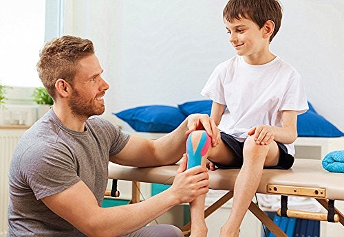 DR ANISON Kinesiology Tape Strapping Taping Athletic Sports Tape for Men Knee Shoulder Elbow Ankle Neck Muscle Superior Waterproof Adhesion Non Latex Safe for Kids Pregnant Women - Image 3