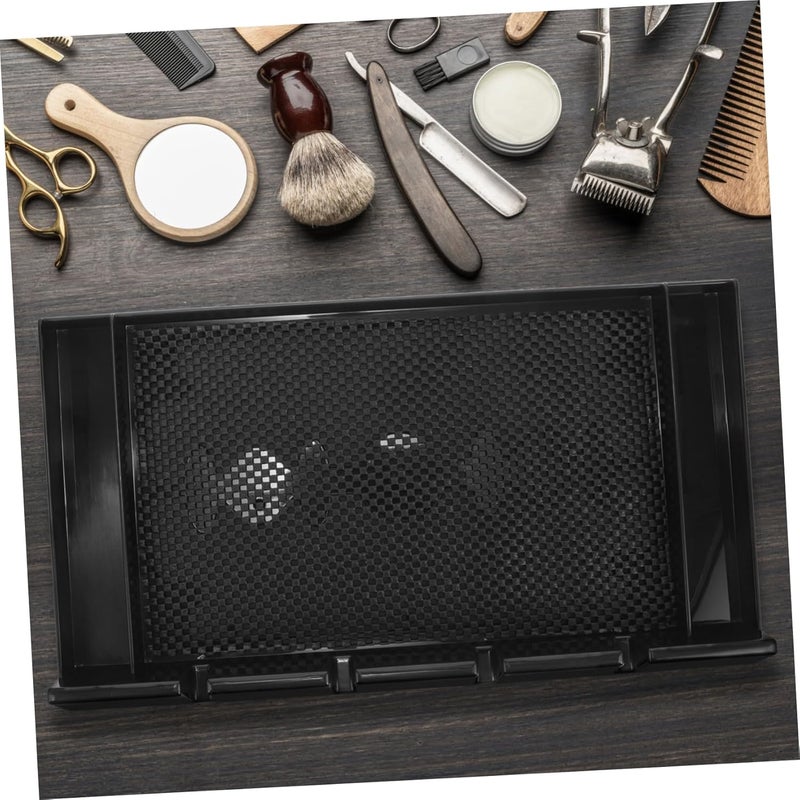 Didiseaon Barber Organizer Tray Durable Clipper Holder for Hair Salon Barbershop Sturdy Design for Hair Styling Tools Prevents Damage to Countertops Lightweight Flexible Storage - Image 4
