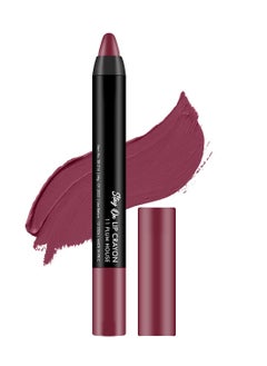 Swiss Beauty Swiss Beauty Matte Long Lasting Crayon Lipstick Plum House 3.5G  - Image 1
