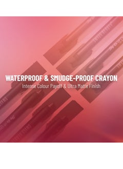 Swiss Beauty Swiss Beauty Matte Long Lasting Crayon Lipstick Plum House 3.5G  - Image 4