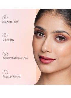 Swiss Beauty Swiss Beauty Matte Long Lasting Crayon Lipstick Plum House 3.5G  - Image 3