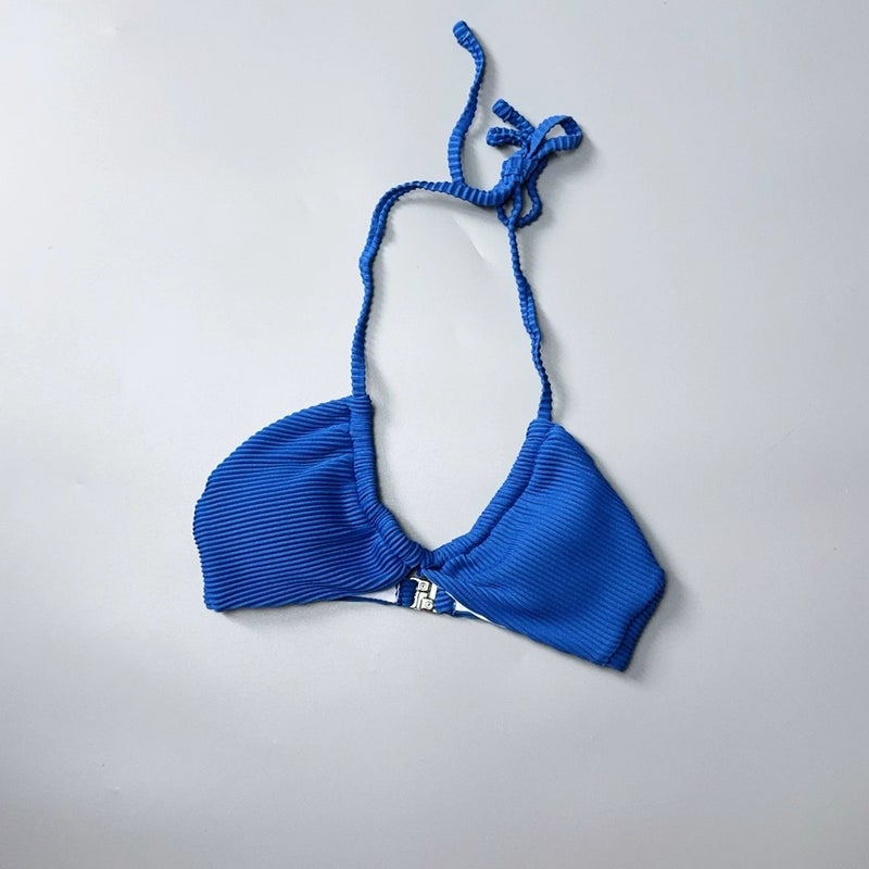 Amber single triangle cup strap bra bikini top women sexy hanging neck vacation hot spring with chest pad - Image 2