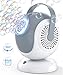 Joyfuture Bubble Machine Automatic Bubbles Blower for Kids Toddlers 360 Rotation 75 Adjustment Bubble Toys with LED Light Gifts for Boys Girls Halloween Outdoor Birthday Party - Image 3