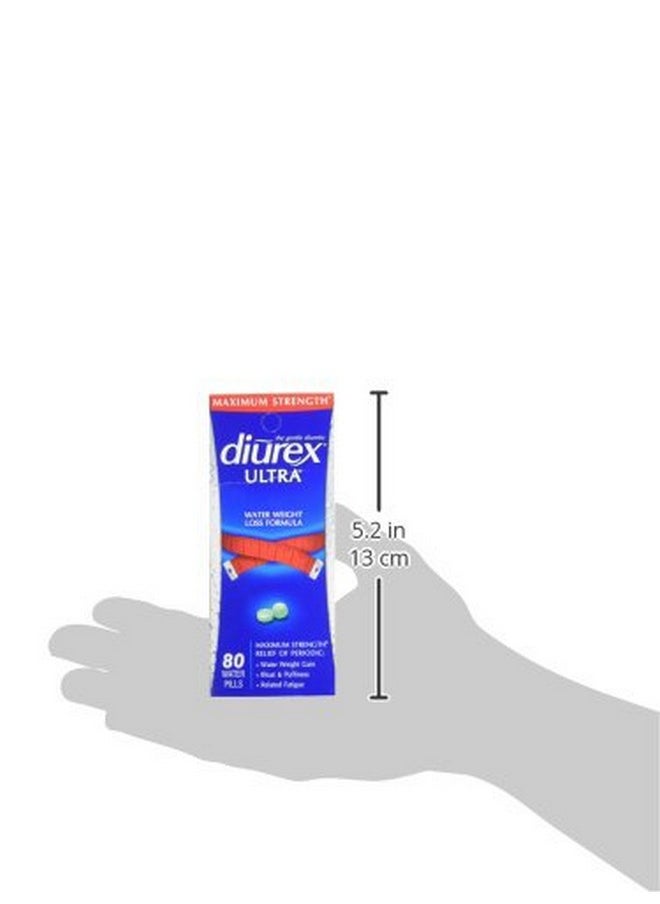 Diurex Ultra Re-Energizing Water Pills - Relieve Water Bloat - Feel Better & Less Heavy - 80 Count  - Image 4