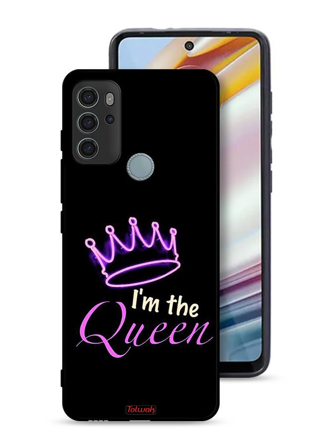 Tolwak Motorola Moto G60S Protective Case Cover I Am The Queen - Image 1