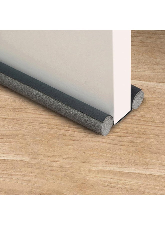 Door Bottom Seal Strip, Door Bottom Noise Blocker - Strong Adhesive Under Door Draft Blocker Insulator, Weather Stripping Door Sweep, Noise Stopper - Image 2