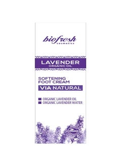 BIOFRESH LAVENDER ORGANIC OIL SOFTENING FOOT CREAM 75ML 