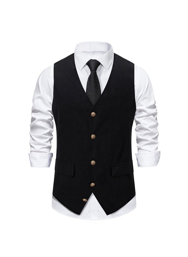 Shougu New Fashionable Casual Men's Suit Vest - Image 1