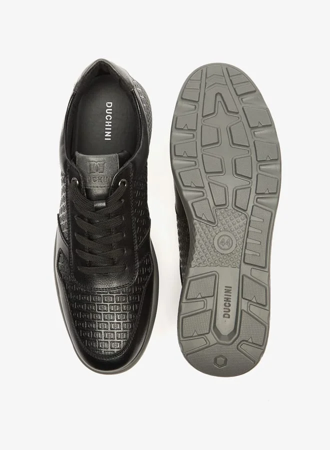 DUCHINI Mens Casual Lace Up
