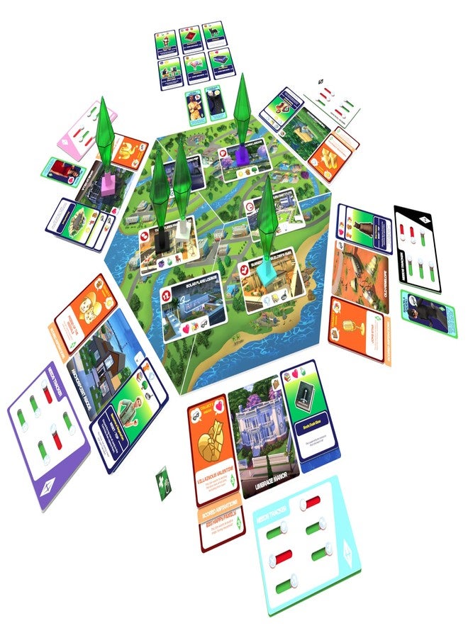 Goliath The Sims Board Game | Family Strategy Game | Craft Your Story, Collect Matching SIMbols | 2-5 Players, Ages 12+ - Image 2
