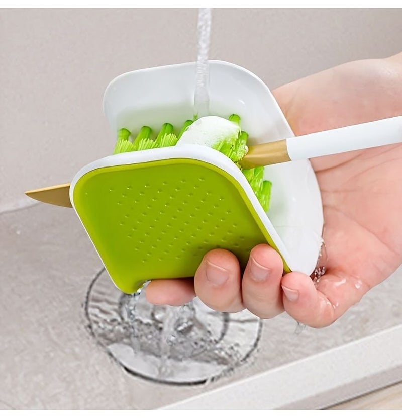 Green Car Seat Belt Brush Cleaner Keep Seats Fresh - Image 5