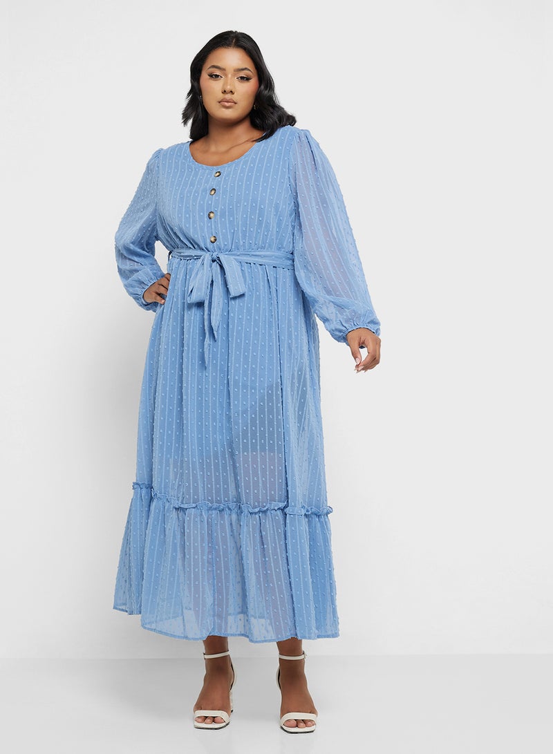 Ella Plus Tiered Chiffon Dress - Image 4