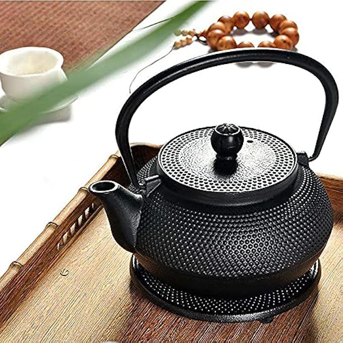 HwaGui Iron Kettle Teapot Ih Compatible Direct Fire Iron Kettle Iron Supplement 203 Fl Oz 600 Ml - Image 4