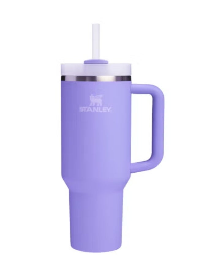 Stanley Quencher H2.0 FlowState 40oz Travel Tumbler – Hydrangea | Stainless Steel Double Wall Vacuum Insulated Mug with Leak-Resistant Lid & BPA-Free Reusable Straw | Keeps Beverages Cold 40 Hours or Hot 7 Hours | Eco-Friendly, Dishwasher Safe & Car Cup Holder Compatible - Image 1