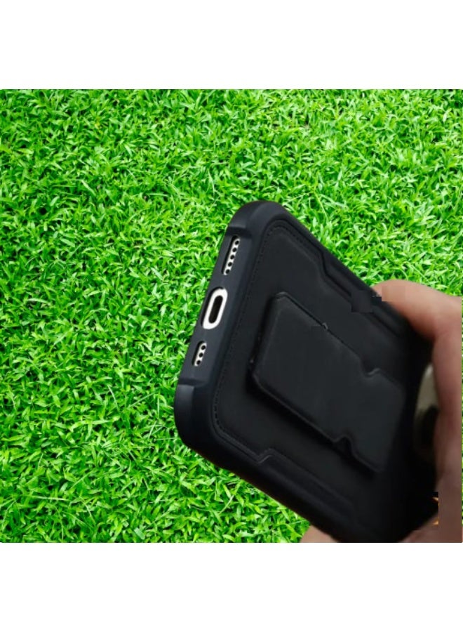 كريتيف جراب لهاتف ايفون ١٦   بحامل رفيع ومتين لون اسود - Image 4