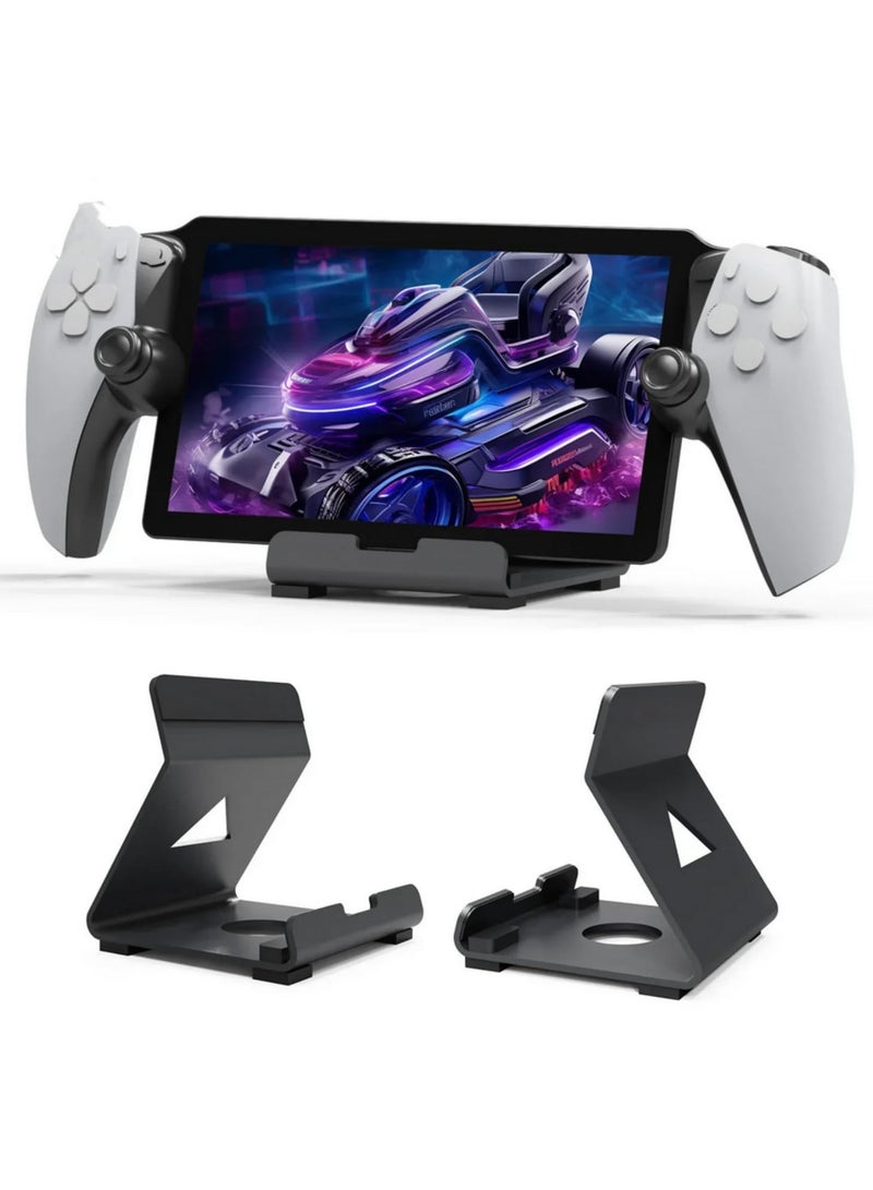 For PS5 Portal Handheld Bracket Desktop Stand Holder for Steam Deck ROG Ally Nintendo Switch and Phones Heavy Duty Metal Bracket for Gaming Devices  - Image 1