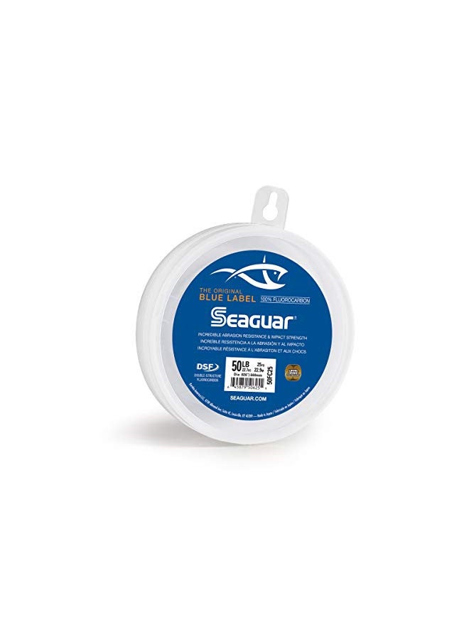 Seaguar Blue Label 100% Flourocarbon Fishing Line Leader, Freshwater, Multiple Sizes, Clear - Image 1