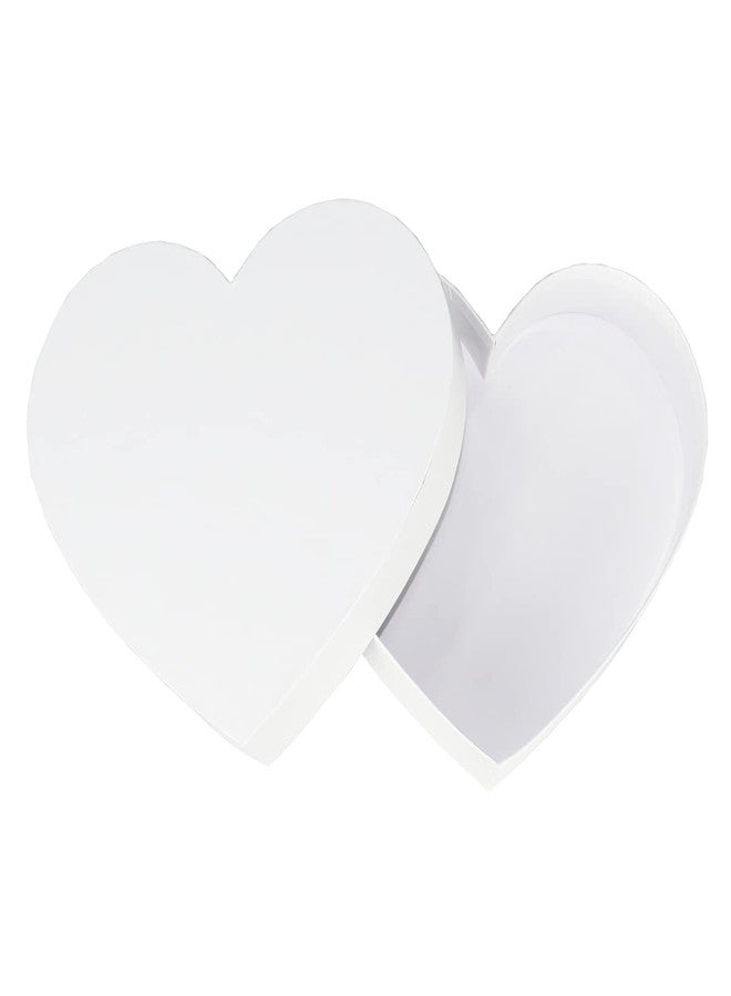 WENPACK Empty Heart Shaped Gift Box Strawberry Packaging (White) - Image 4