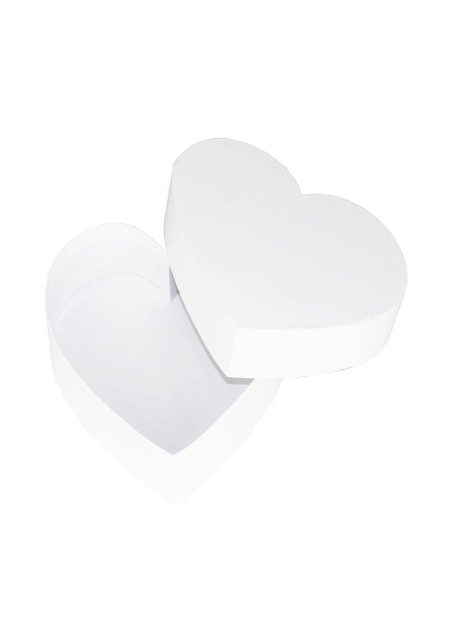 WENPACK Empty Heart Shaped Gift Box Strawberry Packaging (White) - Image 2